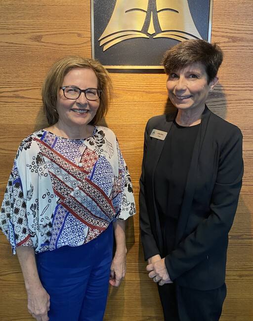 Susan Miller, EIPS Board Vice-Chair, and Cathy Allen, EIPS Board Chair.