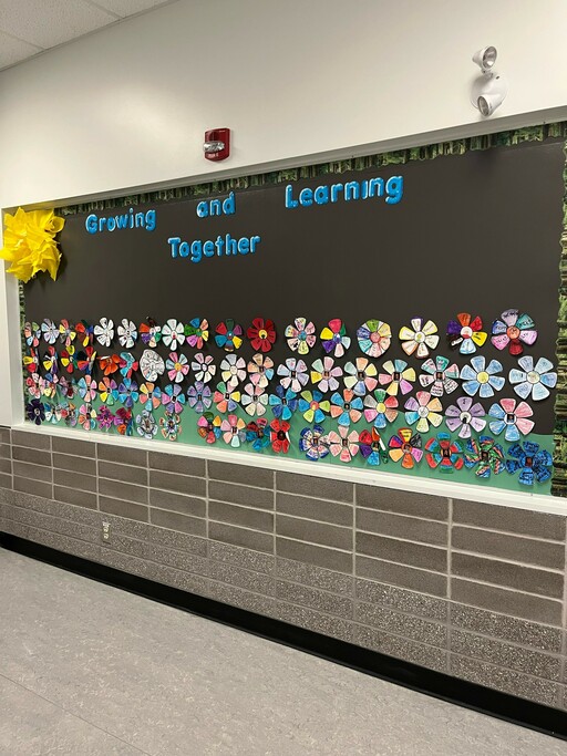 The Growing and Learning Together display at Fort Saskatchewan Elementary