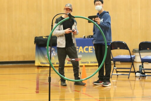 Students practice their drone piloting skills during EIPS Drone Camp 2022