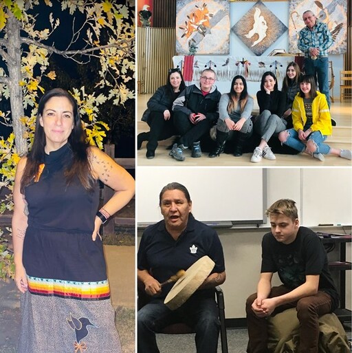 Candida Shepherd, First Nations, Métis and Inuit Education Lead Teacher at Bev Facey Community High and ongoing work with the school community
