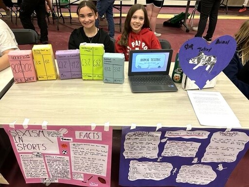 Grades 6 and 8 students at Lakeland Ridge explored many human rights topics with the Be an Upstander project, a learning initiative developed by the Canadian Museum for Human Rights.